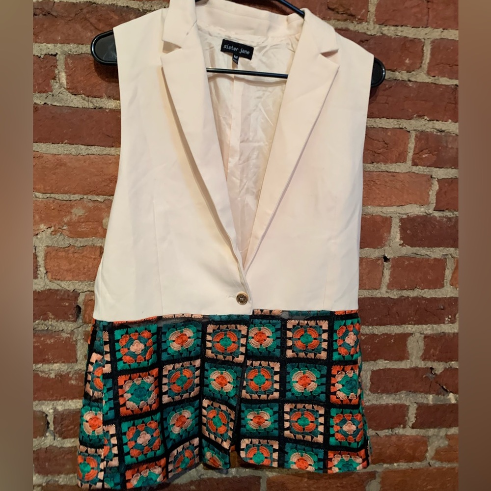 🧶 Colour block vest 🧶